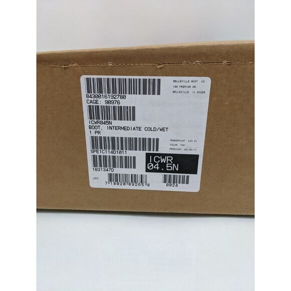US Army Military Cold Wet boot Flight Combat Boots 4.5N‎ McRae New Desert Brown main image 7